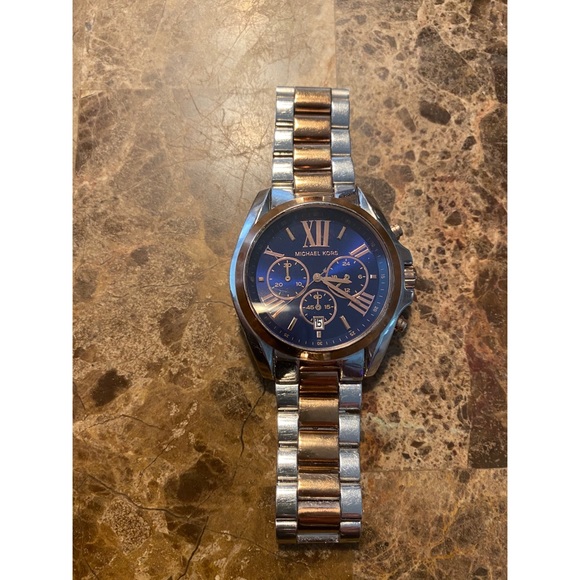 Michael Kors Bradshaw Two Tone Watch - Picture 3 of 8